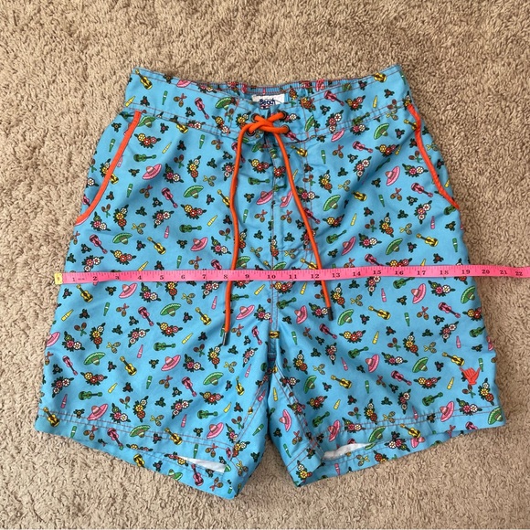 Beach Bros Cinco de Mayo Men’s Novelty Printed Swim Trunks Sombreros Size Small - Picture 10 of 15